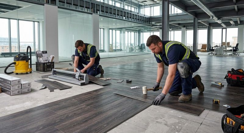 Our team working on Flooring Service projects in St Louis, MO