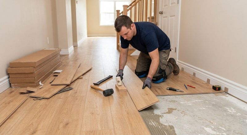Laminate Floor Installation in Alton, IL