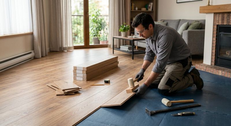 Laminate Floor Installation in Bethalto, IL