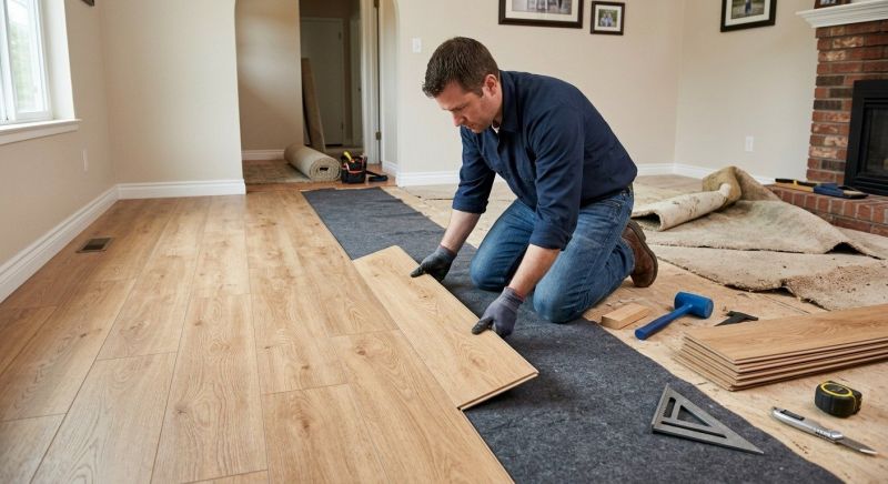 Laminate Floor Remodeling in St Louis, MO