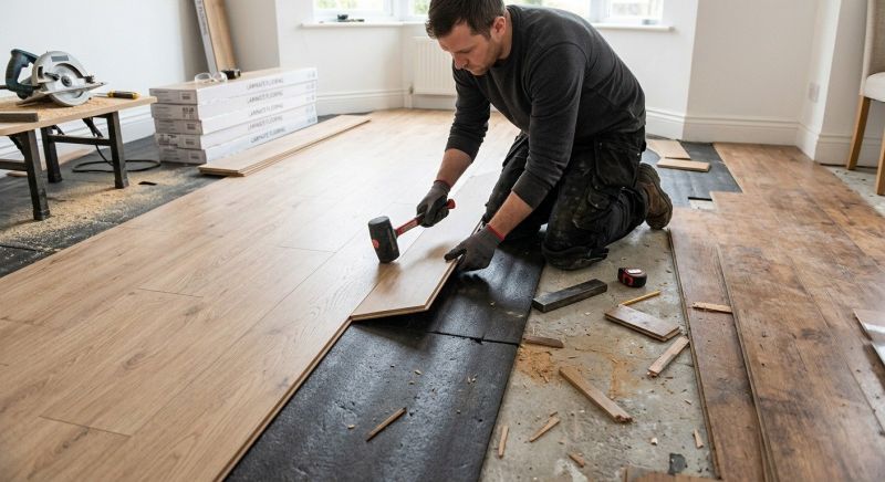 Laminate Floor Replacement in Granite City, IL