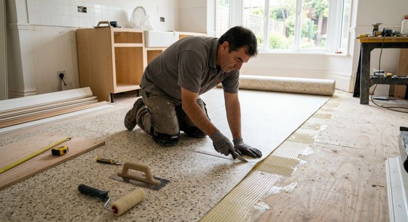 Linoleum Floor Installation in Fenton, MO