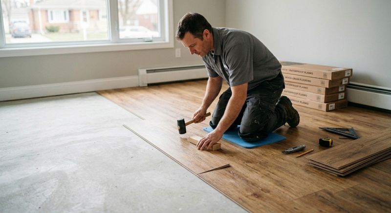 Linoleum Floor Installation in Granite City, IL