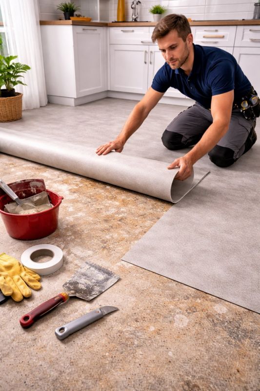 Linoleum Floor Installation in High Ridge, MO