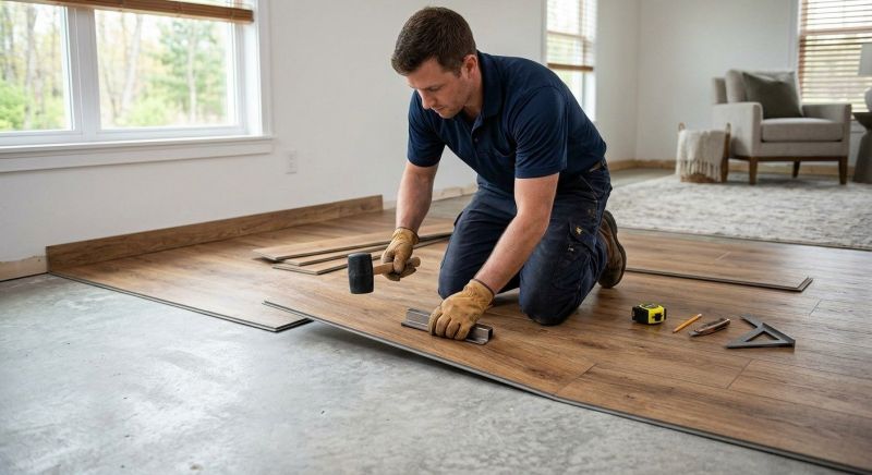 Luxury Vinyl Tile Installation in Columbia, IL