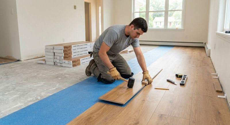 Luxury Vinyl Tile Installation in Grover, MO