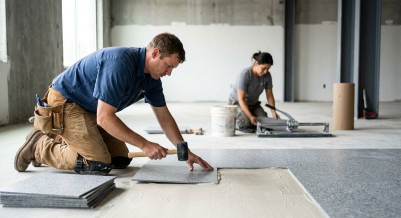 Lvt Flooring Installation in Columbia, IL