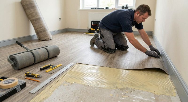 Sheet Linoleum Installation in Belleville, IL