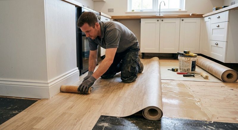 Sheet Linoleum Installation in Chesterfield, MO