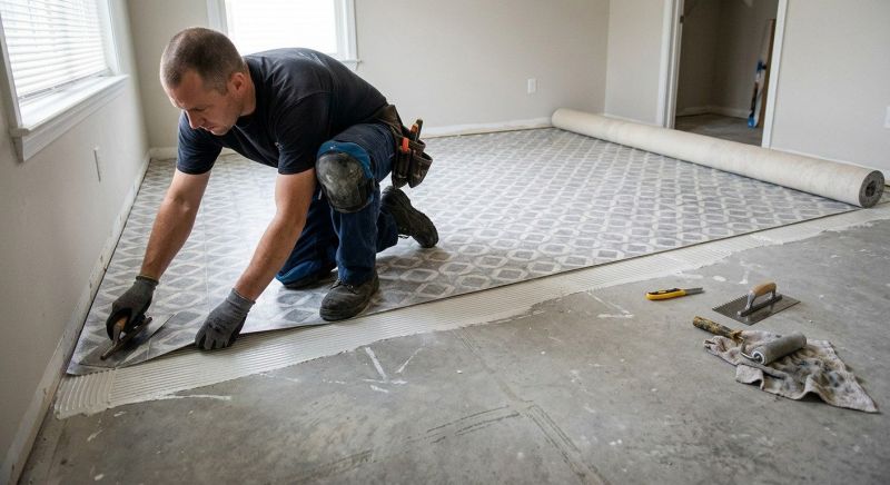 Sheet Vinyl Installation in Bethalto, IL